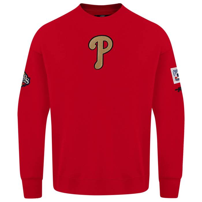 【★百貨店SALE★6/11十二時2時迄】労働者階級標準尺度 Pro Standard 【 Phillies Champs Drop Shoulder Crew Men\u0027s Multi/Red 】 フィリーズ 労働者の一団 メンズ Red 赤・赤いこと