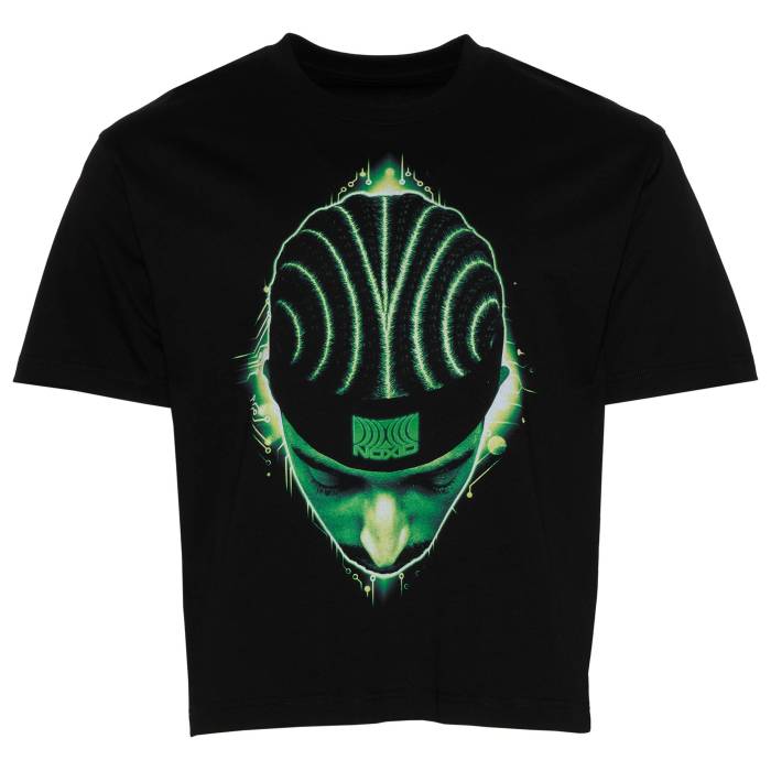 Noxid 【 Iso 8889 Short Sleeve T-Shirt Men's Black/Green 】 Sleeve スリーブ Tシャツ メンズ 黒色 ブラック green 緑・グリーン