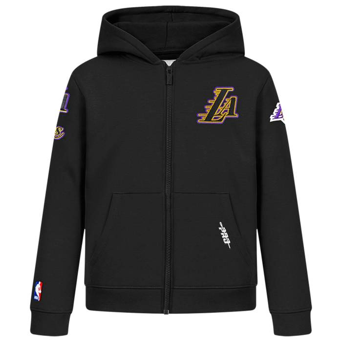 【★百貨店SALE★6/11真夜中2時迄】労働者階級標準尺度 Pro Standard 【 Los Angeles Lakers Classic Flc Fz Po Hoodie Boys\u0027 Grade School Black 】 Lakers レイカーズ 古典派音楽 フーディー パーカー お坊っちゃん キッズ 黒いこと 黒いこと