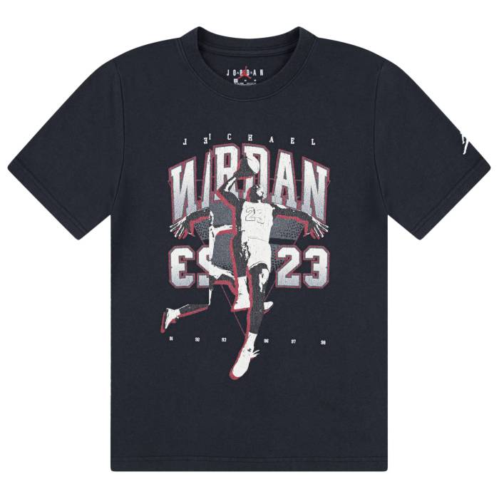 ナイキ ジョーダン Jordan 【 Legend Of Flight Shirt Sleeve T-Shirt Boys\u0027 Grade School Black/Gray 】 Legend 言い伝え Flight 飛行 Sleeve 捩り プルオーバー 御坊っちゃん キッズ 黒いこと 黒いこと gray 薄墨色・グレー・グ