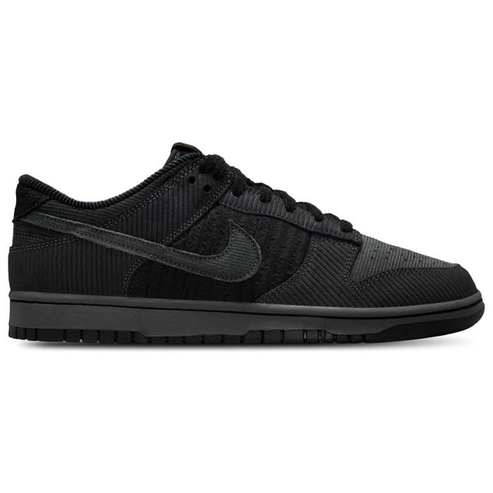 ナイキ Nike 【 Dunk Low Retro Premium Men\u0027s Black/Anthracite/Anthracite 】 ダンク レトロ Premium 割り増し金 メンズ 黒いこと 黒いこと 靴-メンズ靴