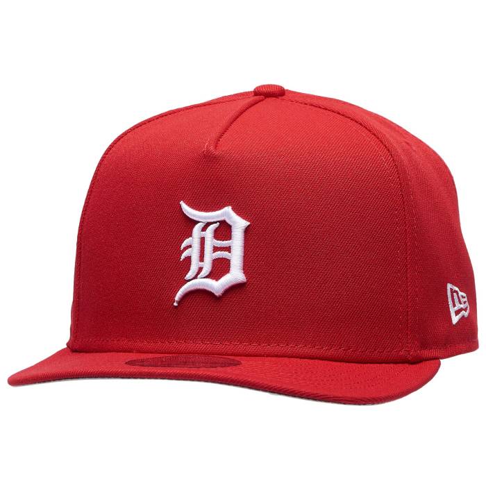 ニューエラ New Era 【 Detroit Tigers Standard 9Fifty A-Frame Curve Cap Men's Scarlet/White 】 デトロイト タイガース standard スタンダード キャップ 帽子 メンズ 白色 ホワイト｜スニケス 15,476円