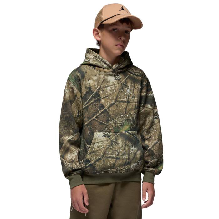 【★百貨店SALE★6/11真夜中2時迄】ナイキ ジョーダン Jordan 【 Mvp Fleece Rlt Pullover Hoodie Boys\u0027 Grade School Olive/Olive 】 フリース フーディー パーカー お坊っちゃん キッズ olive オリーブ