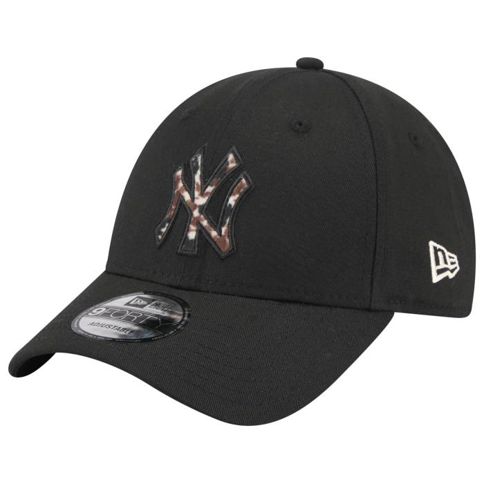 ニューエラ New Era 【 Yankees 9Forty Faux Pony Infill Cap Men's Black/Multi 】 ヤンキース ポニー キャップ 帽子 メンズ 黒色 ブラック