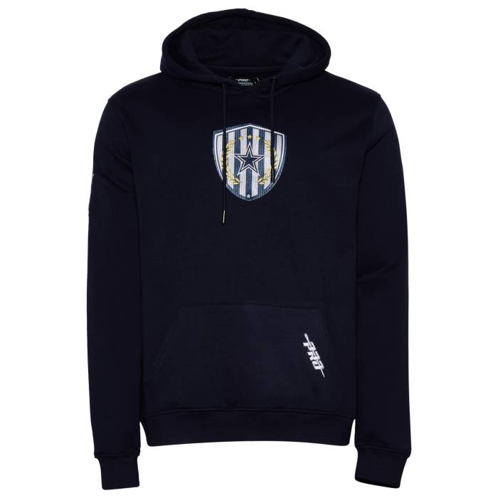 労働者階級標準尺度 Pro Standard 【 Dallas Cowboys Champions Fleece Pullover Hoodie Men\u0027s Navy/Multi 】 ダラス カウボーイズ フリース フーディー パーカー メンズ 紺色 米国海軍