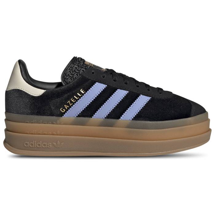 【★百貨店SALE★6/11真夜中2時迄】アディダス Adidas 【 Gazelle Bold J Girls\u0027 Grade School Black/Blue Spark/Wonder White 】 ガゼル お坊っちゃん キッズ 黒いこと 黒いこと 青碧 青碧 白いこと 白いこと