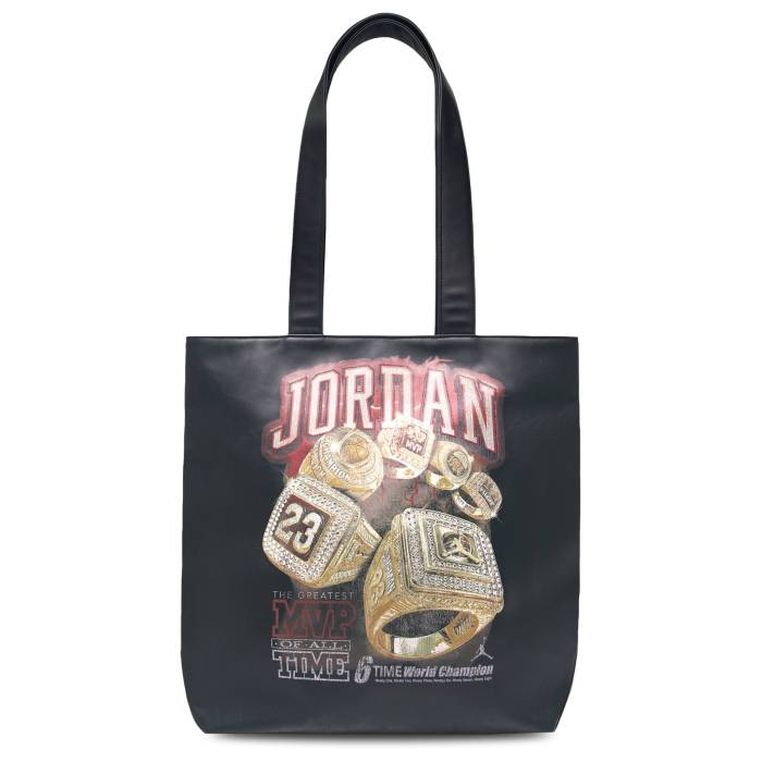 ナイキ ジョーダン Jordan 【 Rings Graphic Tote Adult Black/Black 】 リング グラフィック ユニセックス 黒色 ブラック|スニケス