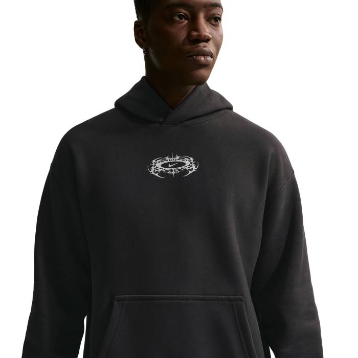 ナイキ Nike 【 Solo Swish Nn Pullover Hoodie Men's Black/Gray 】 フーディー パーカー メンズ 黒色 ブラック gray 灰色・グレー・グレイ