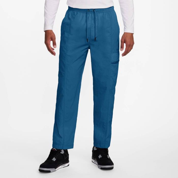 ナイキ ジョーダン Jordan 【 Essential Woven Pants Men's Blue/White 】 Woven ウーブン メンズ 青色 ブルー 白色 ホワイト｜スニケス