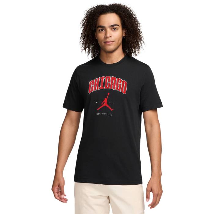 ナイキ ジョーダン Jordan 【 Chicago City Lbr Short Sleeve Crew Men's Black 】 シカゴ シティ Sleeve スリーブ クルー メンズ 黒色 ブラック