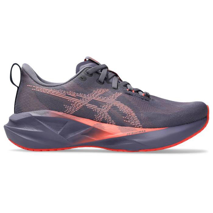 【 Novablast 5 Women\u0027s Grey/Purple/Coral Reef 】 レディース 薄墨色 薄墨色 Purple 紫・パープル