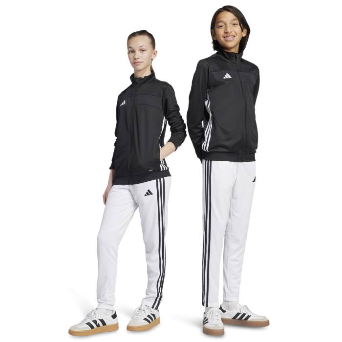 アディダス Adidas 【 Tiro 25 Essentials Training Pants Boys' Grade School White/Black 】 トレーニング ジュニア キッズ 白色 ホワイト 黒色 ブラック