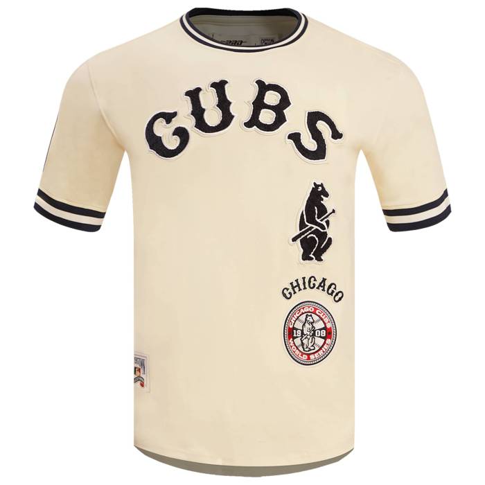 プロスタンダード Pro Standard 【 Cubs Retro Classic Dk Tee Men's Eggshell/Midnight Navy 】 カブス レトロ クラシック Tシャツ メンズ 紺色 ネイビー|スニケス