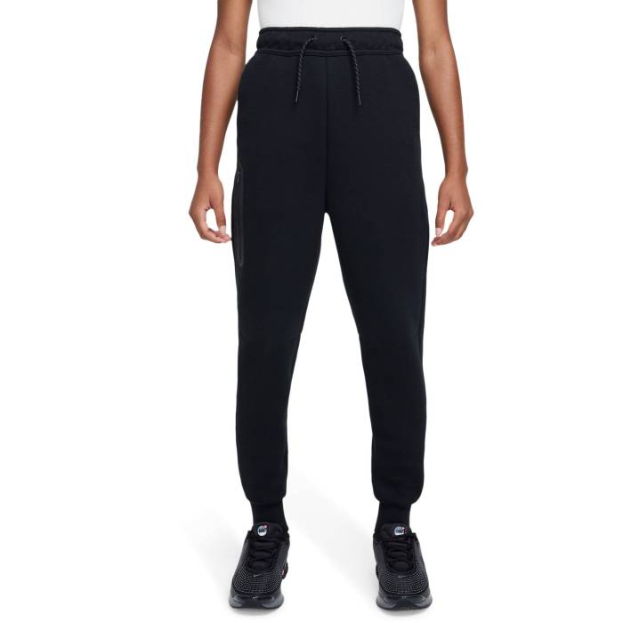 【★百貨店SALE★6/11真夜中2時迄】ナイキ Nike 【 Tech Fleece Joggers Girls\u0027 Grade School Black/Black/Black 】 テック フリース ジョガーパンツ お坊っちゃん キッズ 黒いこと 黒いこと