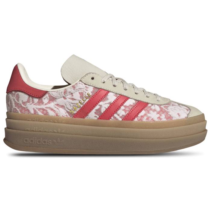 アディダス Adidas 【 Originals X Liberty London Gazelle Bold Women's Cream White/White 】 オリジナルス ガゼル レディース クリーム 白色 ホワイト