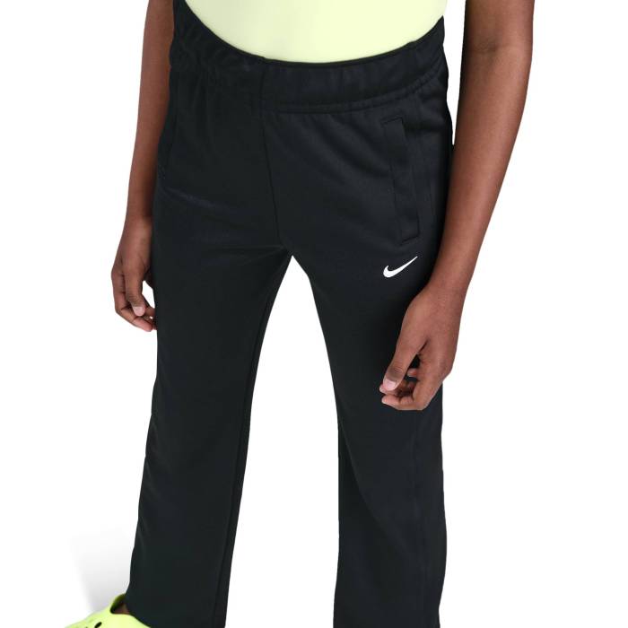 【★百貨店SALE★6/11十二時2時迄】ナイキ Nike 【 Nsw Poly Knit Track Pant Girls\u0027 Grade School Black/Black/White 】 編み物 貨物自動車 ズボン下 お坊っちゃん キッズ 黒いこと 黒いこと 白いこと 白いこと