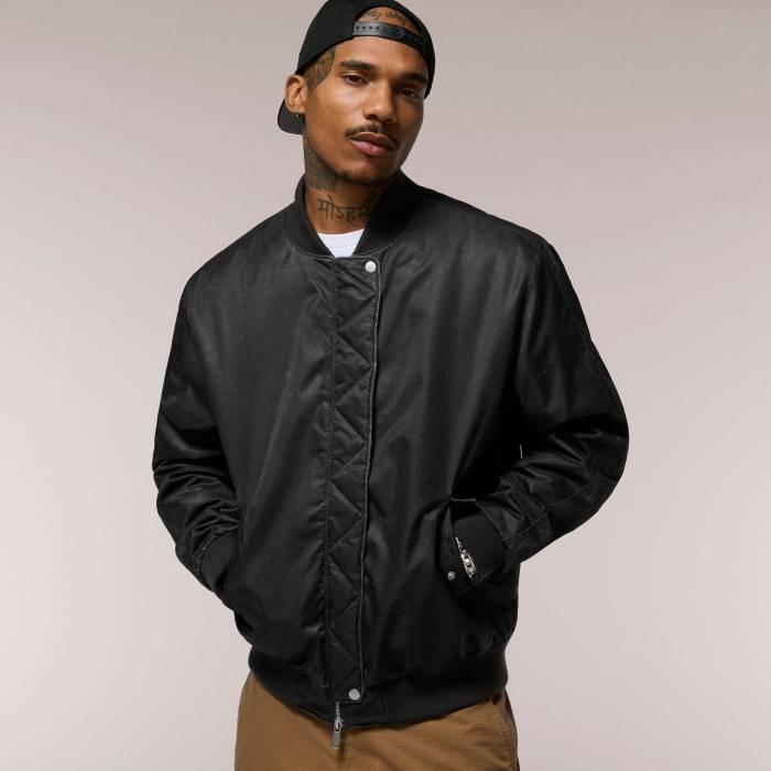 【★百貨店SALE★6/11真夜中2時迄】Lckr 【 Sekou Bomber Jacket Men\u0027s Black 】 Jacket 上衣 メンズ 黒いこと 黒いこと