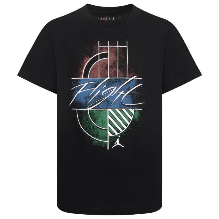 【★百貨店SALE★6/11真夜中2時迄】ナイキ ジョーダン Jordan 【 Mj\u0027s Playground Short Sleeve T-Shirt Boys\u0027 Grade School Black/Red 】 Sleeve 衣袂 ティーシャツ お坊っちゃん キッズ 黒いこと 黒いこと Red 赤・赤いこと