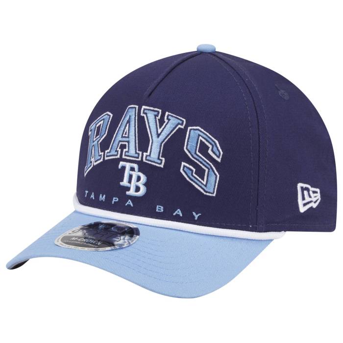ニューエラ New Era 【 Rays 9Forty Mc A-Frame Arch Cap Men's Navy 】 レイズ キャップ 帽子 メンズ 紺色 ネイビー｜スニケス