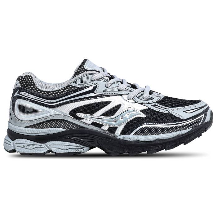 サッカニー Saucony 【 Omni 9 Boys' Grade School Silver/Black 】 オムニ ジュニア キッズ Silver 銀色・シルバー 黒色 ブラック