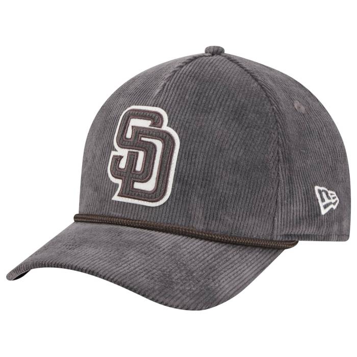 ニューエラ New Era 【 Padres 9Forty Mc A-Frame Cord Cap Men's Gray/Gray 】 パドレス キャップ 帽子 メンズ gray 灰色・グレー・グレイ