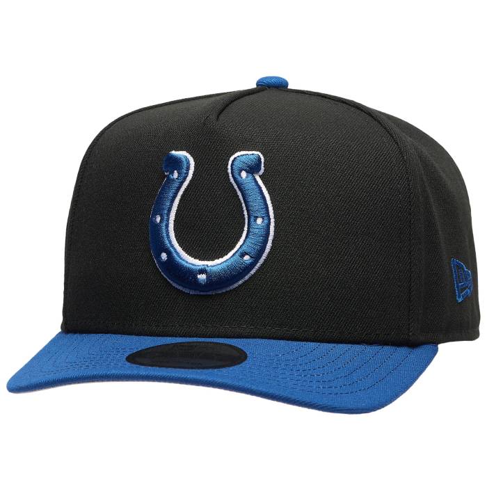 ニューエラ New Era 【 Colts 950Af Super Bowl '98 Draft Curve Cap Men's Black/Blue 】 コルツ キャップ 帽子 メンズ 黒色 ブラック 青色 ブルー|スニケス