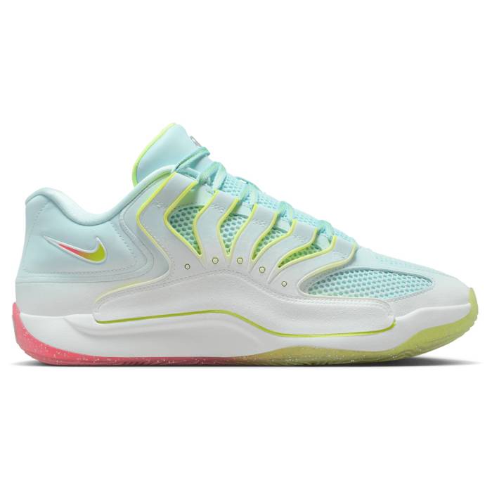 【★百貨店SALE★6/11真夜中2時迄】ナイキ Nike 【 Kd18 Prm Men\u0027s White/Glacier Blue/Volt 】 メンズ 白いこと 白いこと 青碧 青碧