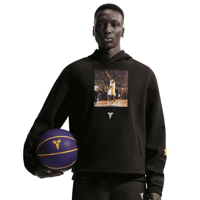 【★百貨店SALE★6/11真夜中2時迄】ナイキ Nike 【 Kobe \u002781 Dri-Fit Fleece Pullover Hoodie Men\u0027s Black/White 】 Kobe コービー 素っ気ない相応う フリース フーディー パーカー メンズ 黒いこと 黒いこと 白いこと 白いこと