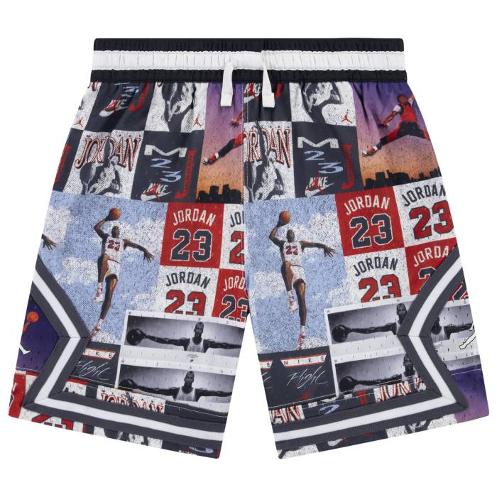 ナイキ ジョーダン Jordan 【 Diamond Sport Short Boys' Grade School Gray/Black 】 ダイヤモンド ジュニア キッズ gray 灰色・グレー・グレイ 黒色 ブラック