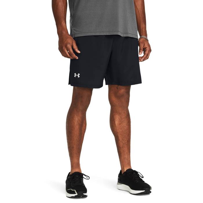 【★百貨店SALE★6/11十二時2時迄】アンダーアーマー Under Armour 【 Launch 7\u0027\u0027 Shorts Men\u0027s White/Reflective/Black 】 さる股引き メンズ 白いこと 白いこと 黒いこと 黒いこと
