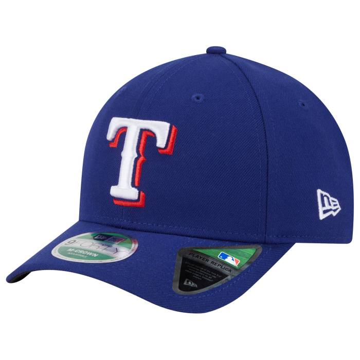 ニューエラ New Era 【 Rangers Player Replica 9Forty Cap Men's Blue/White 】 レンジャース キャップ 帽子 メンズ 青色 ブルー 白色 ホワイト