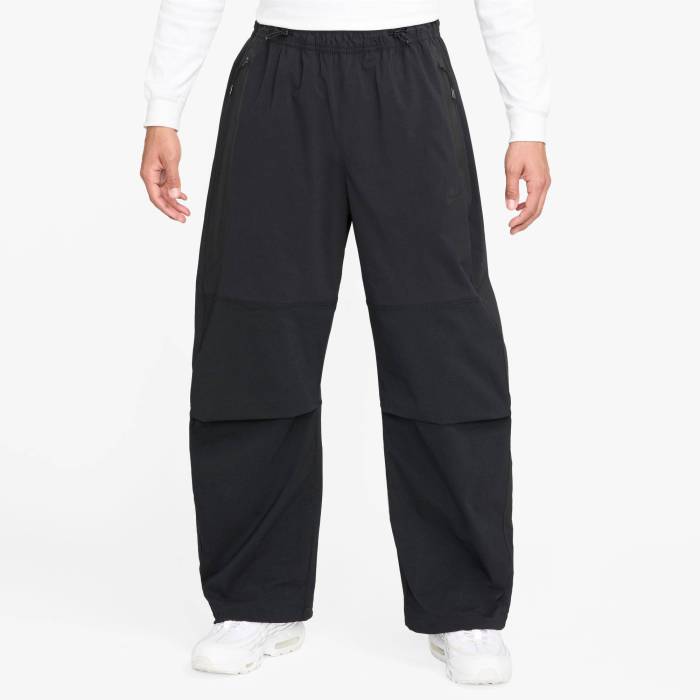 ナイキ Nike 【 Tech Woven Pants Os Men's Black/Black 】 テック Woven ウーブン メンズ 黒色 ブラック