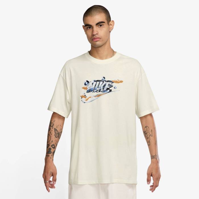 【★百貨店SALE★6/11真夜中2時迄】ナイキ Nike 【 Nsw M90 Oc Hbr Segb T-Shirt Men\u0027s Sail/Blue 】 ティーシャツ メンズ 青碧 青碧
