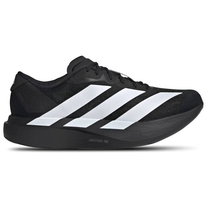 アディダス Adidas 【 Adizero Evo Sl Men's Black/White 】 アディゼロ メンズ 黒色 ブラック 白色 ホワイト｜スニケス