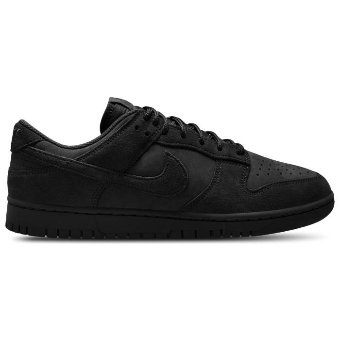 ナイキ Nike 【 Dunk Low Retro Se Nubuck Men\u0027s Black/Black/Black 】 ダンク レトロ メンズ 黒いこと 黒いこと