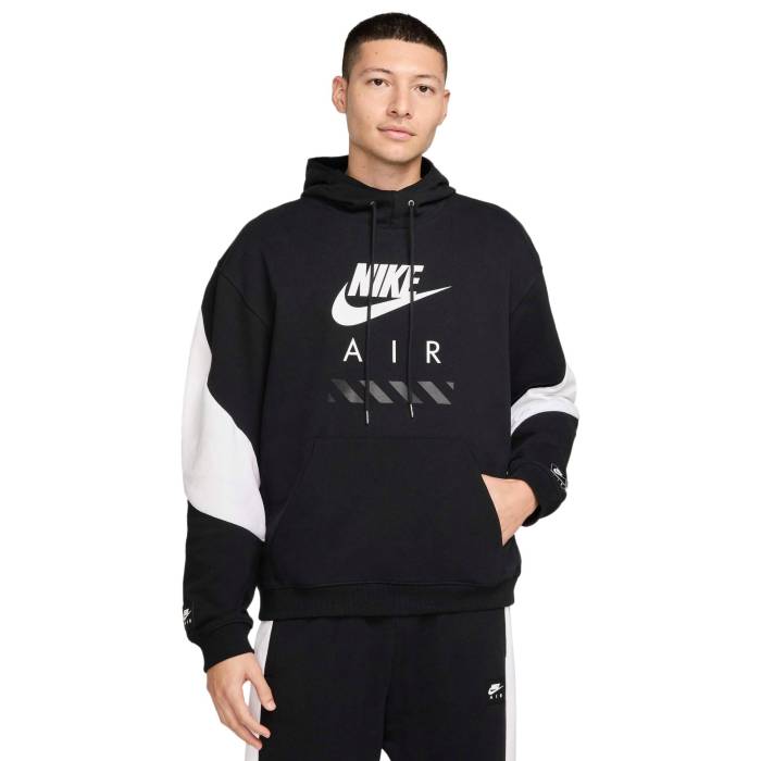 【★百貨店SALE★6/11夜夜中2時迄】ナイキ Nike 【 Air Fleece Pullover Hoodie Bft Men\u0027s Black/White/White 】 フリース フーディー パーカー メンズ 黒いこと 黒いこと 白いこと 白いこと