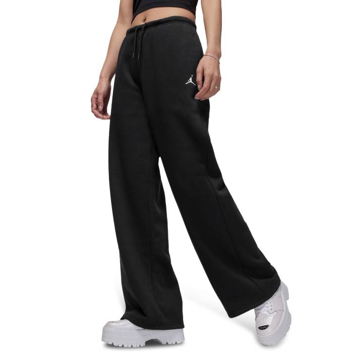 ナイキ ジョーダン Jordan 【 Brooklyn Fleece Oh Pants Women's Black/White 】 ブルックリン フリース レディース 黒色 ブラック 白色 ホワイト