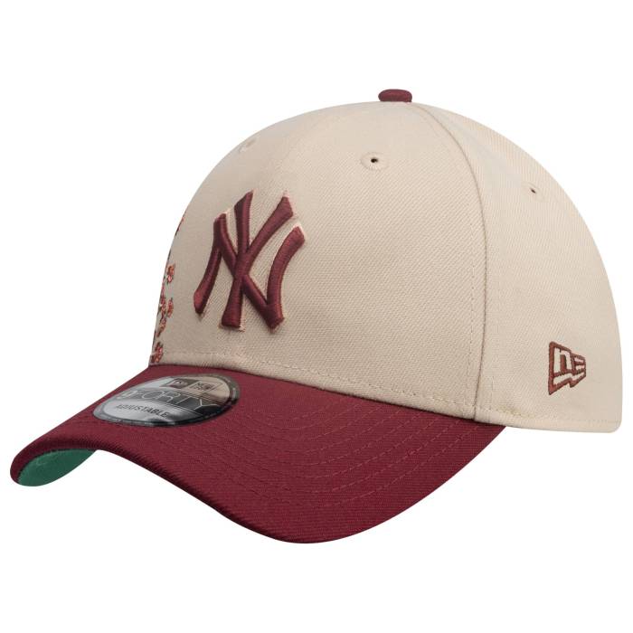 ニューエラ New Era 【 Yankees 9Forty Mc City Element Pr Cap Adult Orange/Maroon 】 ヤンキース シティ エレメント キャップ 帽子 ユニセックス orange 橙・オレンジ マルーン|スニケス