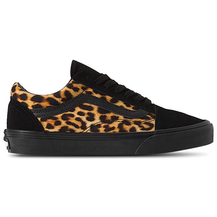 ヴァンズ Vans 【 Old Skool Leopard Women's Leopard/Black 】 ヒョウ柄 レオパード レディース ヒョウ柄 レオパード 黒色 ブラック｜スニケス