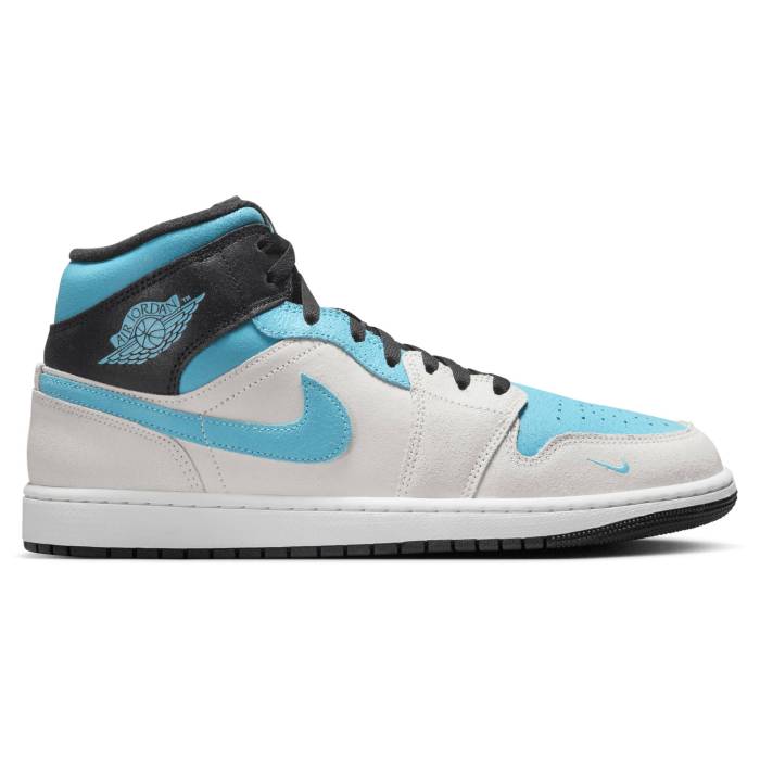 【★百貨店SALE★6/11真夜中2時迄】ナイキ ジョーダン Jordan 【 Air  1 Mid Se Men\u0027s Summit White/Blue Chill/Anthracite 】 ミッド メンズ 白いこと 白いこと 青碧 青碧