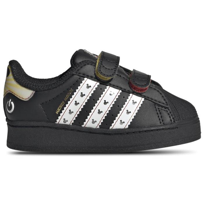 【★百貨店SALE★6/11真夜中2時迄】アディダス Adidas 【 Originals Superstar Led Lights Boys\u0027 Toddler White/Multi/Black 】 オリジナルス Superstar はやりっ児 もの言う花 白いこと 白いこと 黒いこと 黒いこと
