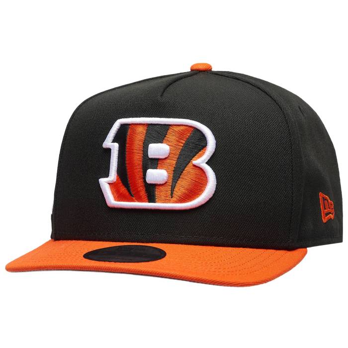 ニューエラ New Era 【 Bengals 950Af 50Th Anniversary Curve Cap Men's Black/Orange 】 ベンガルズ キャップ 帽子 メンズ 黒色 ブラック orange 橙・オレンジ