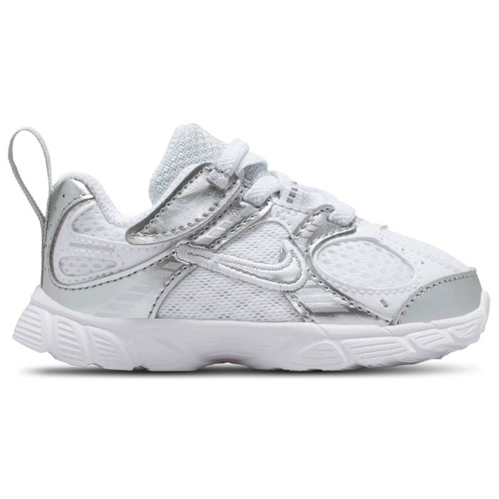 【★百貨店SALE★6/11真夜中2時迄】ナイキ Nike 【 V5 Rnr Girls\u0027 Toddler Pure Platinum/White/Metallic Silver 】 もの言う花 純一無雑 Platinum プラチナム 白いこと 白いこと Silver しろがね色・しろがね色