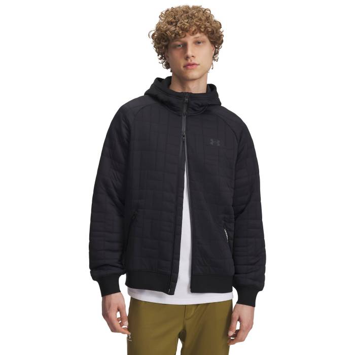 アンダーアーマー Under Armour 【 Unstoppable Fleece Texture F/Z Men's Black/Black 】 フリース テクスチャー メンズ 黒色 ブラック 30,810円