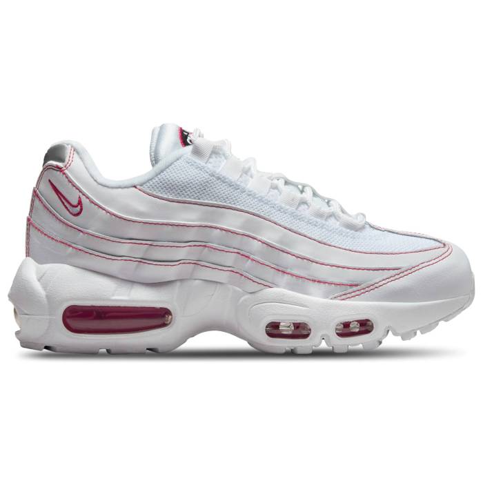 【★百貨店SALE★6/11真夜中2時迄】ナイキ Nike 【 Air Max 95 Boys\u0027 Grade School White/White 】 エア湖マックス 95 お坊っちゃん キッズ 白いこと 白いこと