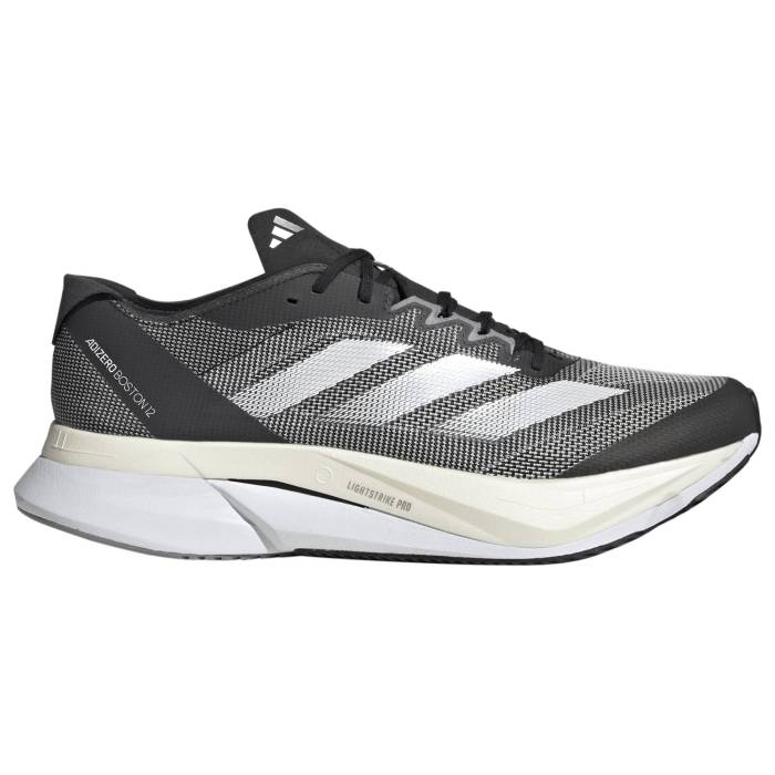 【★百貨店SALE★6/11真夜中2時迄】アディダス Adidas 【 Adizero Boston 12 Men\u0027s Carbon/Core Black/White 】 アディゼロ 豆の町 メンズ 炭素 中核グループ 黒いこと 黒いこと 白いこと 白いこと