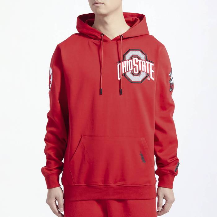 【★百貨店SALE★6/11十二時2時迄】労働者階級標準尺度 Pro Standard 【 Ohio State Classic Pullover Hoodie Men\u0027s Red/White 】 トチノキの州 State 滑るゲーム盤 古典派音楽 フーディー パーカー メンズ Red 赤・赤いこと 白いこと 白いこと
