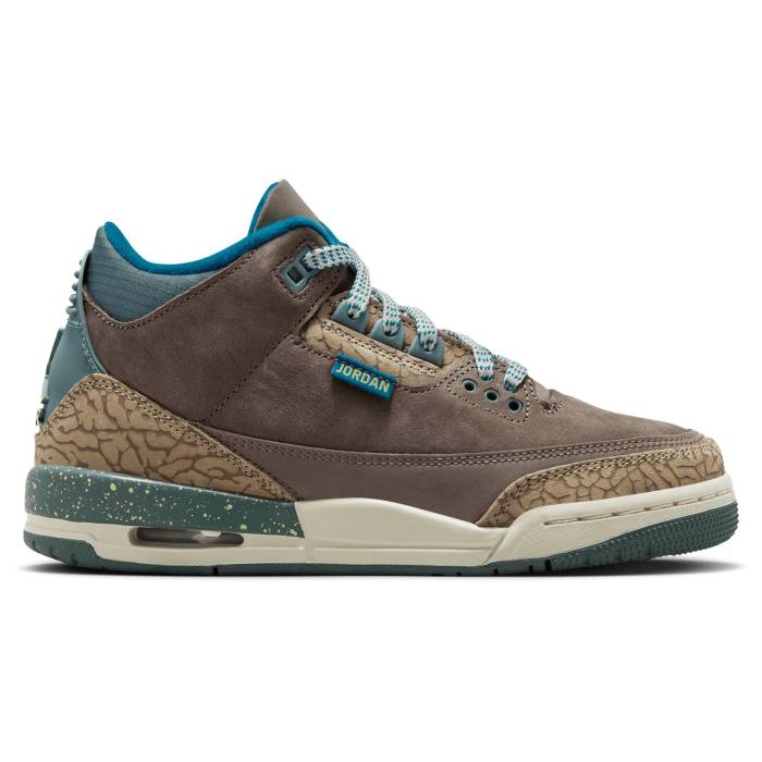 【★百貨店SALE★6/11真夜中2時迄】ナイキ ジョーダン Jordan 【 Retro 3 Boys\u0027 Grade School Blue/Brown/Beige 】 レトロ お坊っちゃん キッズ 青碧 青碧 赤銅色 赤銅色 ベージュ