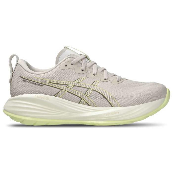 【 Gel Cumulus 27 Women\u0027s Mineral Beige/Huddle Yellow 】 レディース ベージュ yellow 黄味がかった・黄色