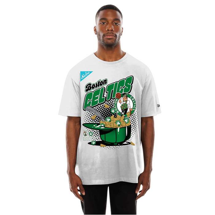 ニューエラ New Era 【 Celtics 2775 Short Sleeve T-Shirt Men's White/Multi 】 セルティックス Sleeve スリーブ Tシャツ メンズ 白色 ホワイト｜スニケス